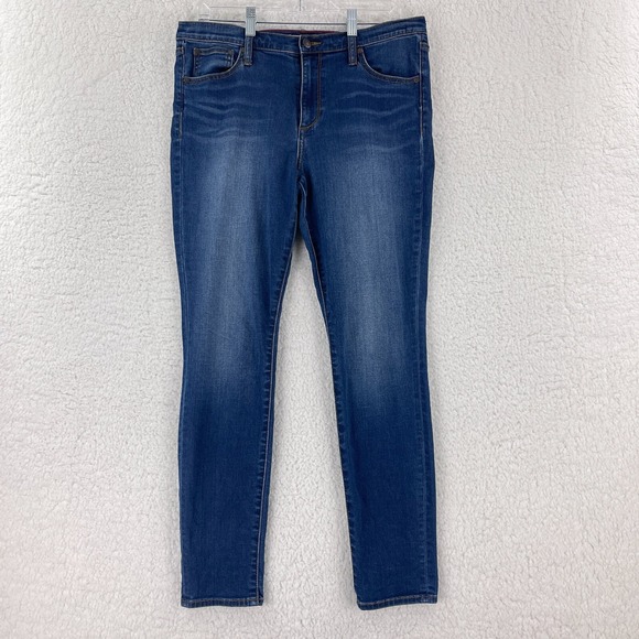 Johnny Was Denim - Johnny Was Jeans Womens Size 31 Blue Denim Skinny Leg Mid-Rise Stretch Casual‎